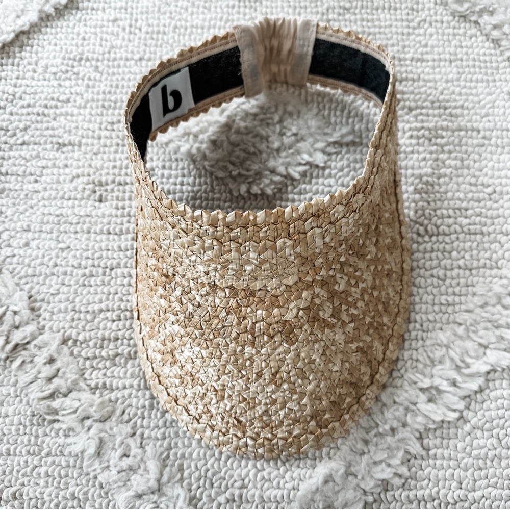 Beautycounter Straw Sun Visor Hat
